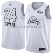 Los Angeles Lakers Kobe Bryant 24# Hvit 2018 All Star Game NBA Basketball Drakter..